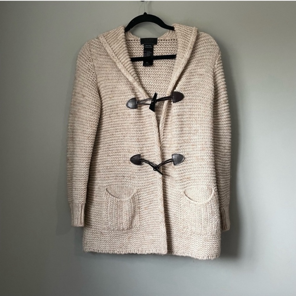 Hooded Wool Sweater -m